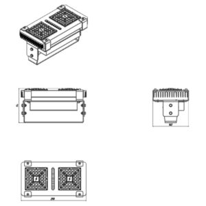 Светильник светодиодный промышленный EMS-EXAIR-P2/108 108Вт IP67