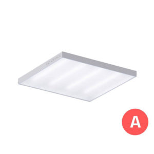 Потолочный светодиодный светильник с БАП (1 час) LC 27-OFFICE PR A1 27Вт 5000К/4000К