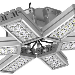 Светильник подвесной Ромашка High-Bay SVT-P-FLOWER-162Вт-58 (с защитой от 380В, трос)