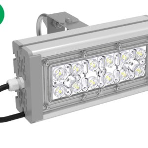 Прожектор с оптикой зеленый SVT-STR-M-30Вт-12-GREEN