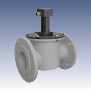 Клапан газовый электромагнитный с форсировкой муфтовый автоматический НЗ КЗМЭФ-6АФ-100