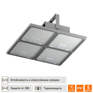 Светильник для агрессивных сред Техсветпром Квант ДСП04-LUX 210Вт Д120 IP67 скоба