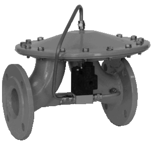 Клапан газовый электромагнитный с форсировкой муфтовый автоматический НЗ КЗМЭФ-4АФ-40